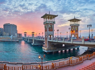 Sightseeing i Alexandria, Egypten